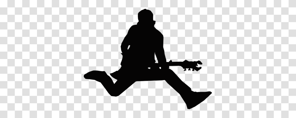 Guitarist Music, Person, Human, Silhouette Transparent Png