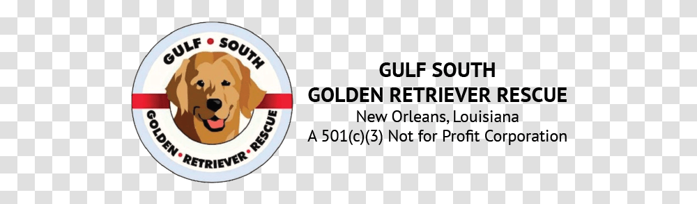 Gulf South Golden Retriever Rescue Golden Retriever, Logo, Symbol, Trademark, Badge Transparent Png