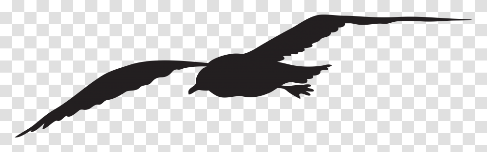 Gulls Silhouette Bird Clip Art Seagull Clip Art, Animal, Mammal, Hand, Stencil Transparent Png