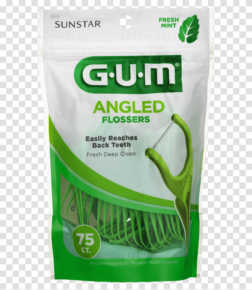 Gum Angled Flossers With A New Fresh Mint Flavor Gum Comfort Slide Flossers, Plant, Vase, Jar, Pottery Transparent Png