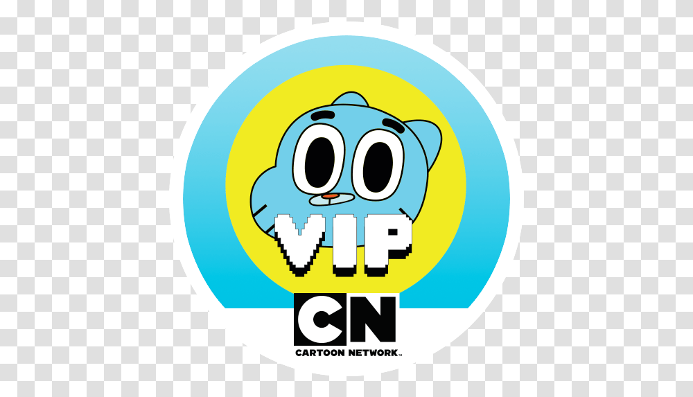 Gumball Vip - Apps Cartoon Network, Label, Text, Logo, Symbol Transparent Png