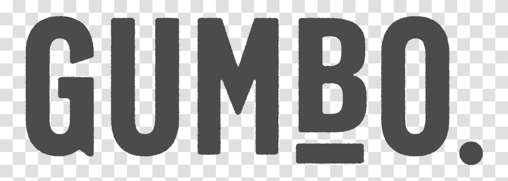 Gumbo Slate Black And White, Word, Logo Transparent Png