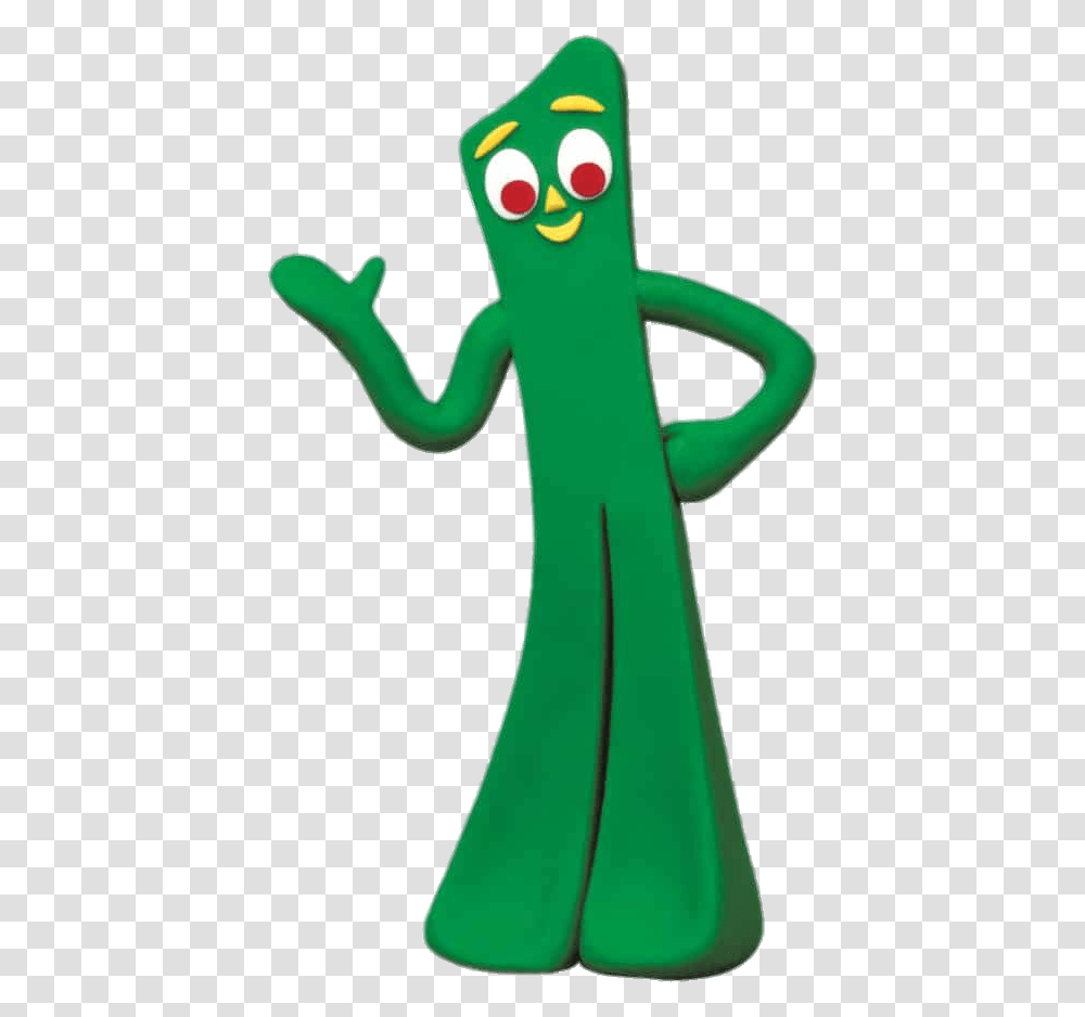 Gumby Waving The Movie, Reptile, Animal, Lizard, Gecko Transparent Png