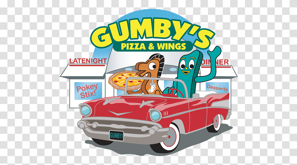 Gumbys Pizza Home Of The Original Pokey Stix, Car, Vehicle, Transportation, Car Wash Transparent Png