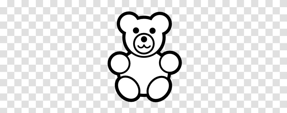 Gummy Bear Clipart Outline, Toy, Rattle, Stencil, Teddy Bear Transparent Png