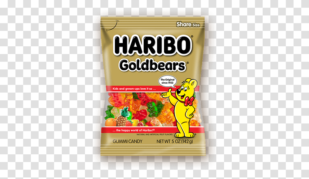 Gummy Bear Haribo Gold Bears, Food, Sweets, Confectionery, Candy Transparent Png