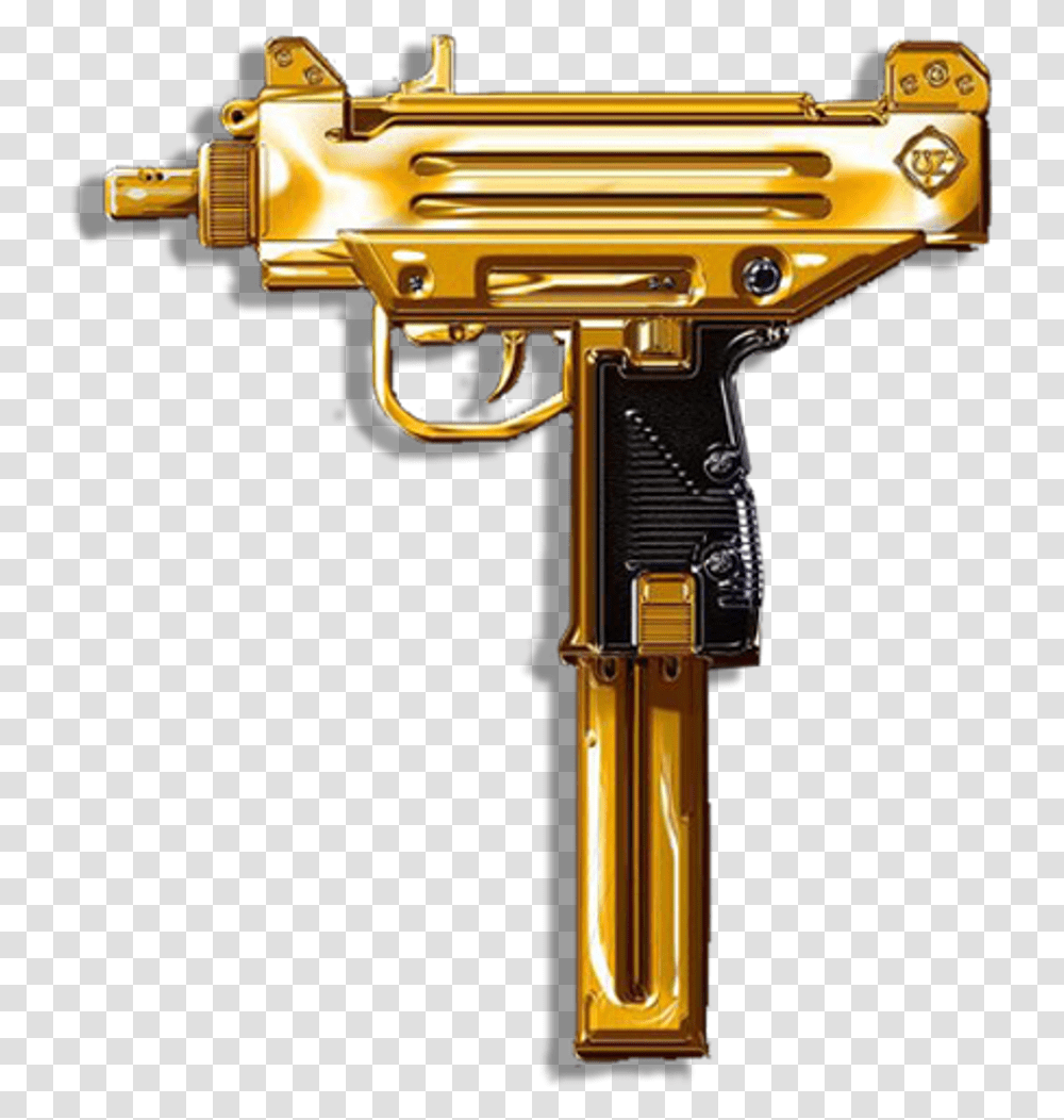 Gun Clipart Uzi Uzi Gun, Weapon, Weaponry, Brass Section, Musical Instrument Transparent Png