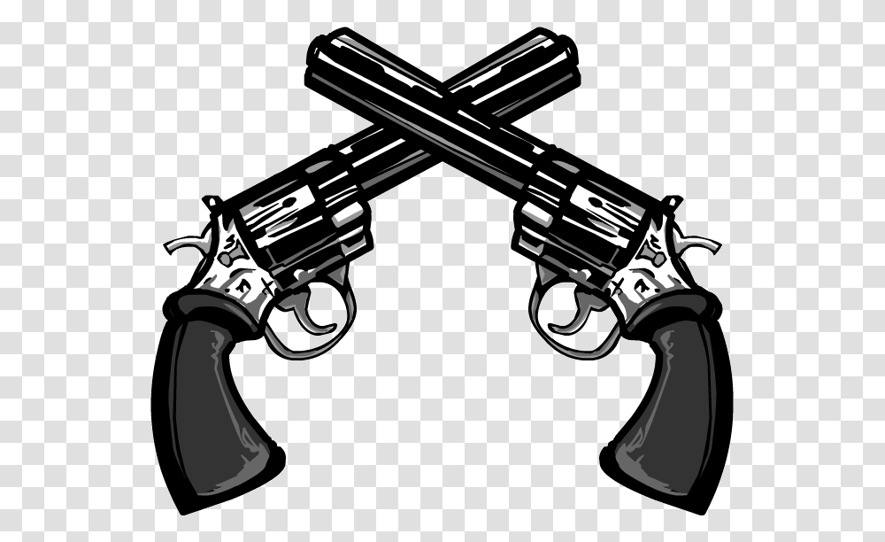 Gun Crossed Out Clip Art, Weapon, Weaponry, Handgun Transparent Png