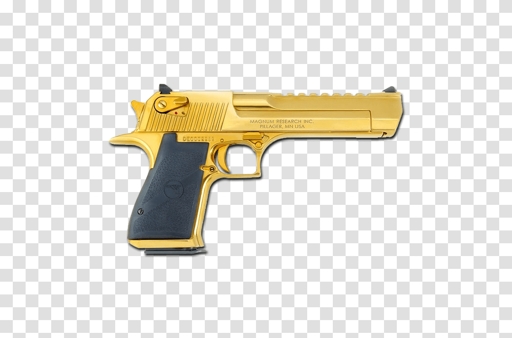 Gun Deagle Golden Deserteagle Gold Pistol Weapon, Weaponry, Handgun Transparent Png