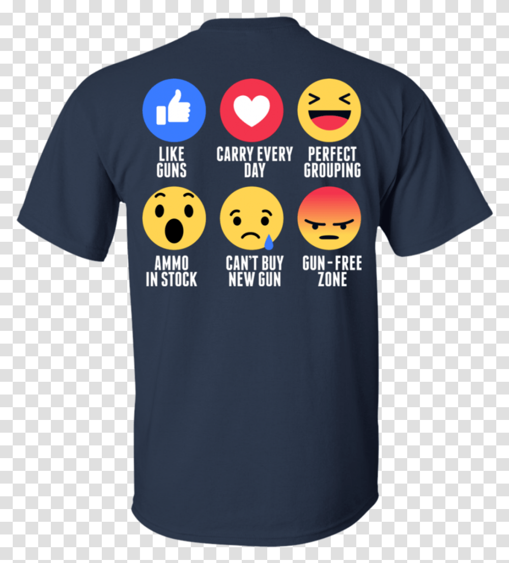 Gun Emoji, Apparel, T-Shirt Transparent Png