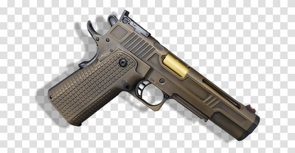 Gun Flare Cz 75 Tan, Weapon, Weaponry, Handgun Transparent Png