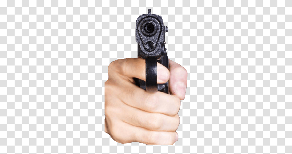 Gun Gunedit Meme Hand Frontfacing Gunpointingatcamera Hand With Gun Meme, Person, Tool Transparent Png