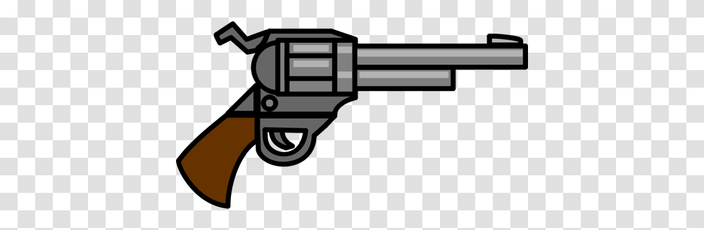 Gun Outline Public Domain Vectors, Handgun, Weapon, Weaponry Transparent Png