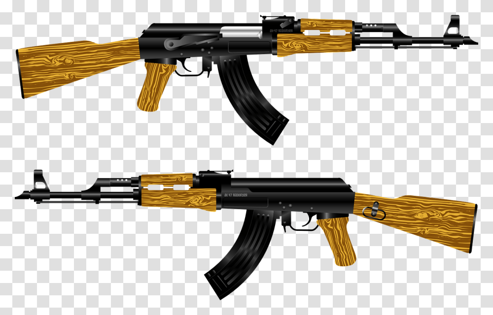 Gun Rifles Army Soldier Shot Hunter Armed Sniper Ak 47 Silhouette, Weapon, Weaponry, Shotgun, Machine Gun Transparent Png