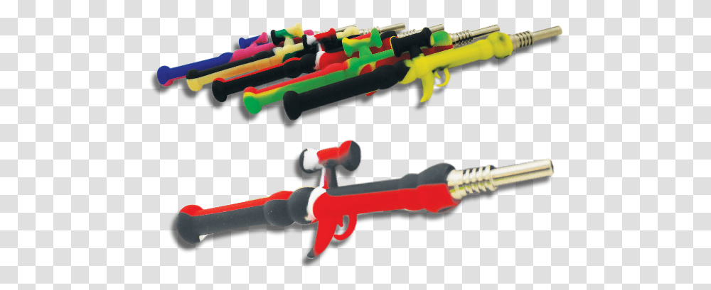 Gun Shaped Dab Straw, Toy, Weapon, Weaponry Transparent Png