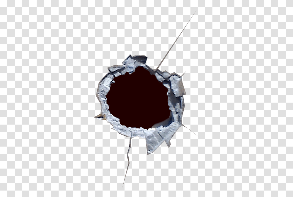 Gun Shot, Hole, Sphere, Paper, Aluminium Transparent Png