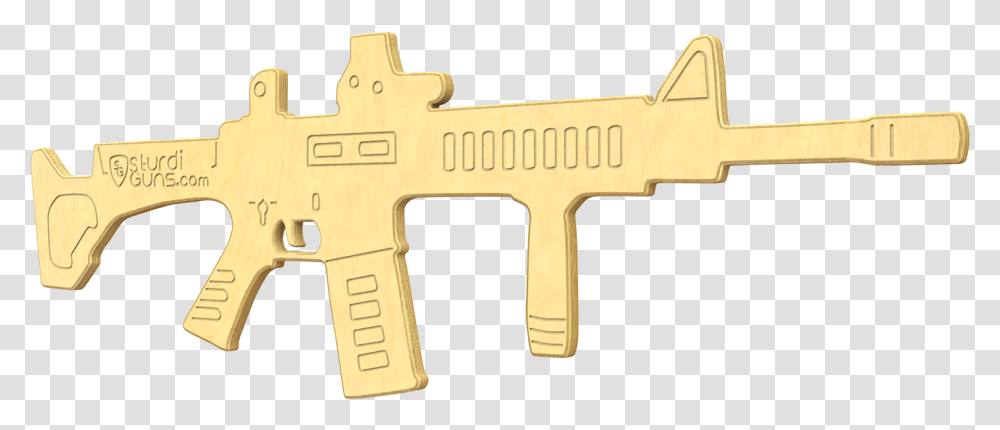 Gun, Weapon, Wood, Toy Transparent Png