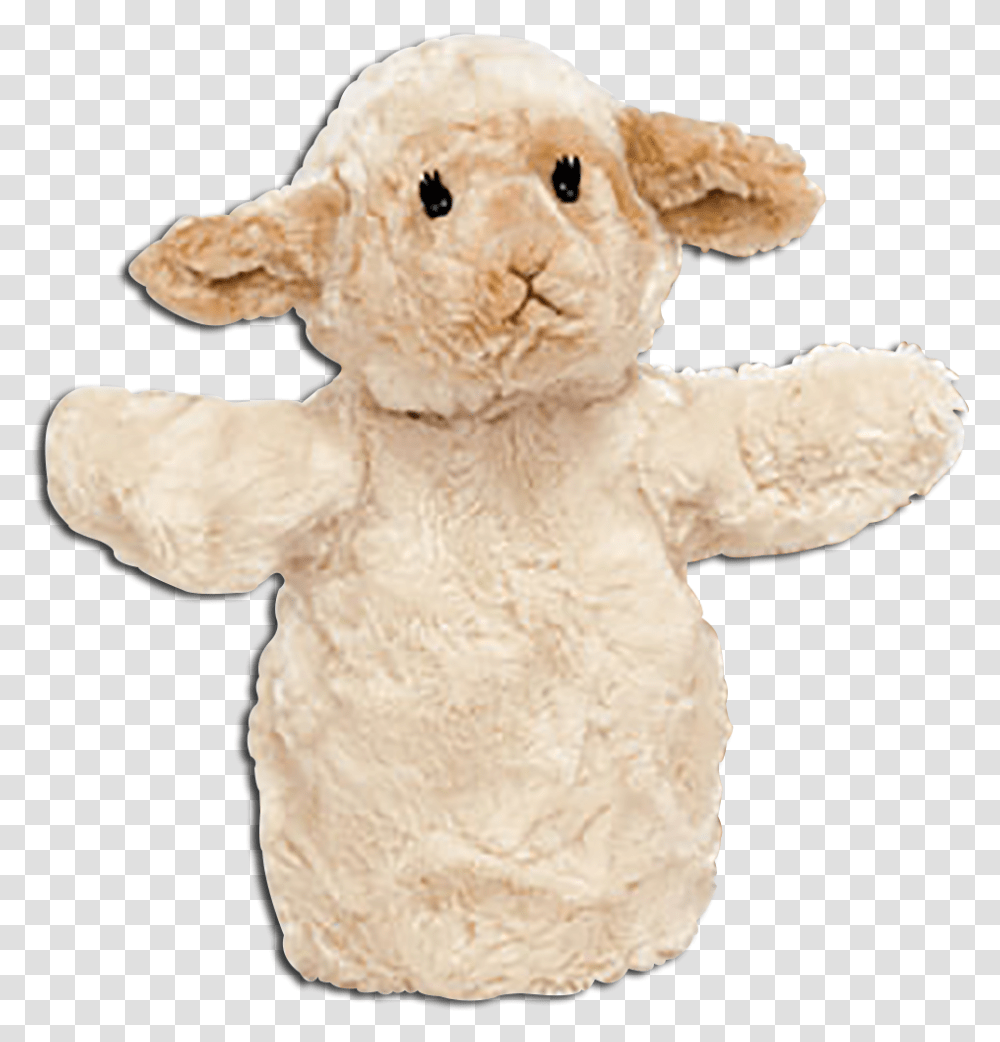 Gund Fluppets Ewenice Creamy Lamb Hand Puppet Cuddly Hand Puppet, Plush, Toy, Snowman, Winter Transparent Png