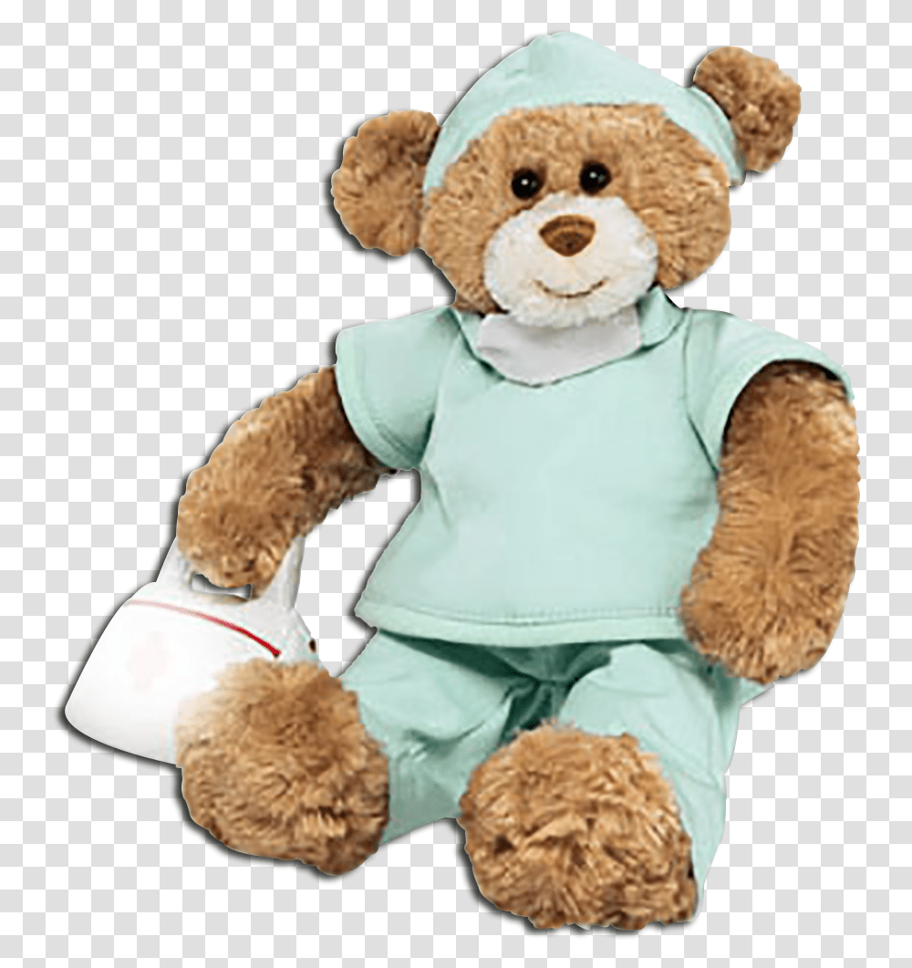 Gund Has Made Beautiful Teddy Bears In Many Styles Nurse Bear In Scrubs, Toy, Doll, Plush Transparent Png