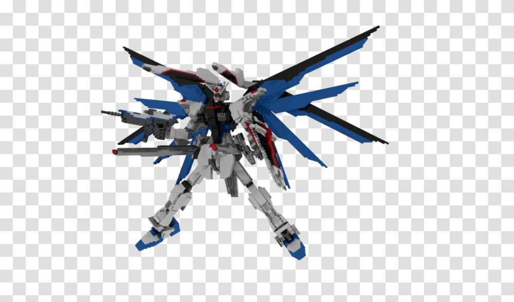 Gundam Freedom Image, Robot, Airplane, Aircraft, Vehicle Transparent Png