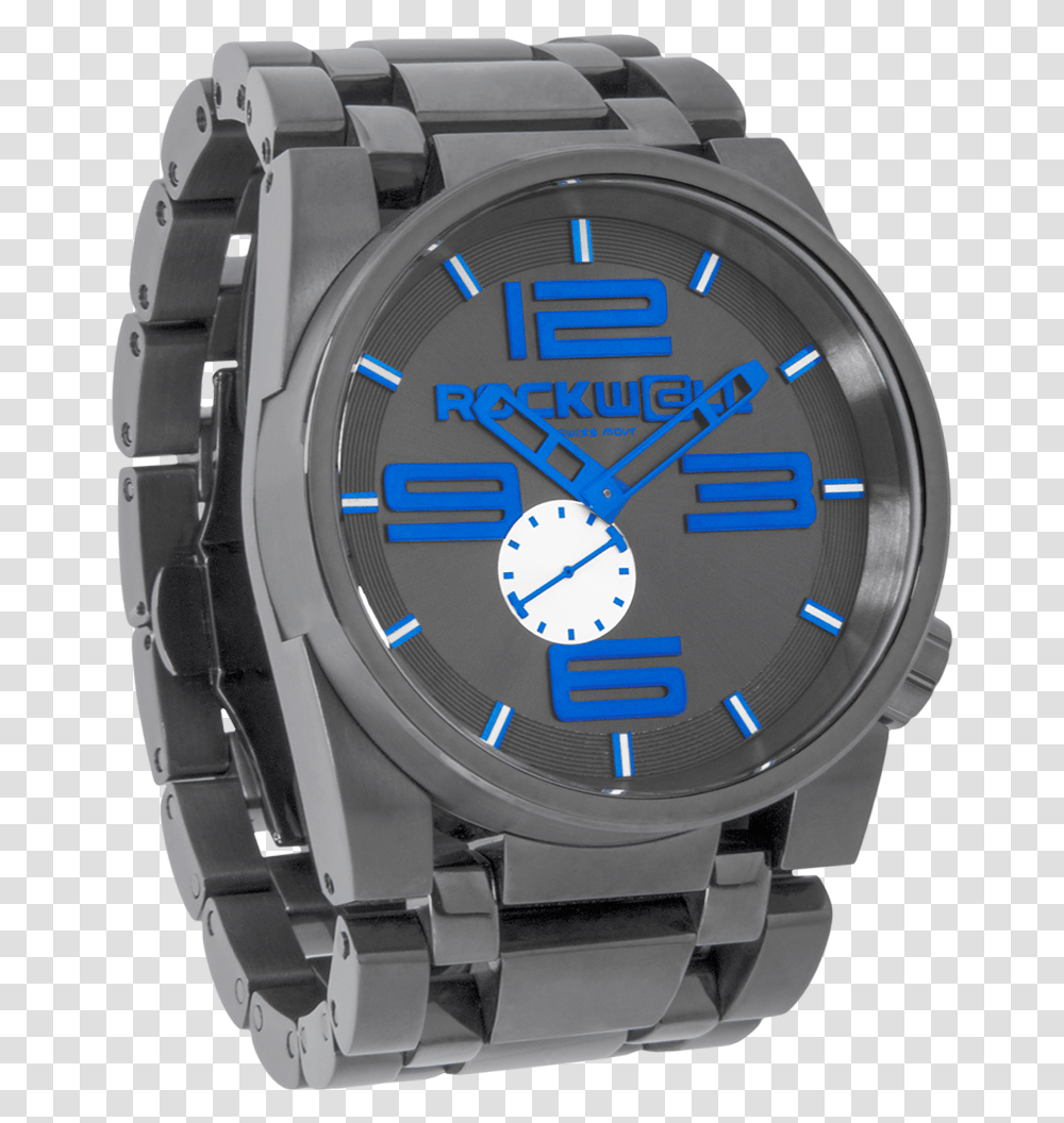 Gunmetal Blue Watch Rockwell Watches, Wristwatch, Digital Watch Transparent Png