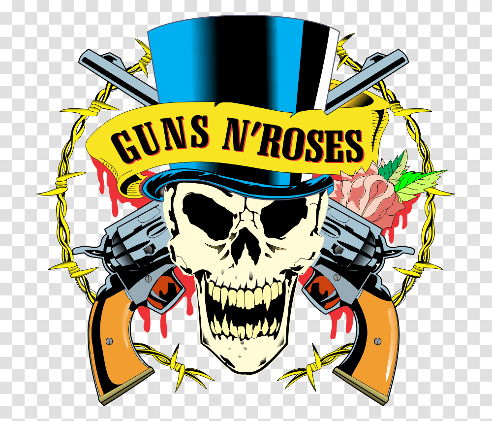 Guns And Roses Logo Do Guns N Roses, Person, Sunglasses, Accessories, Pirate Transparent Png