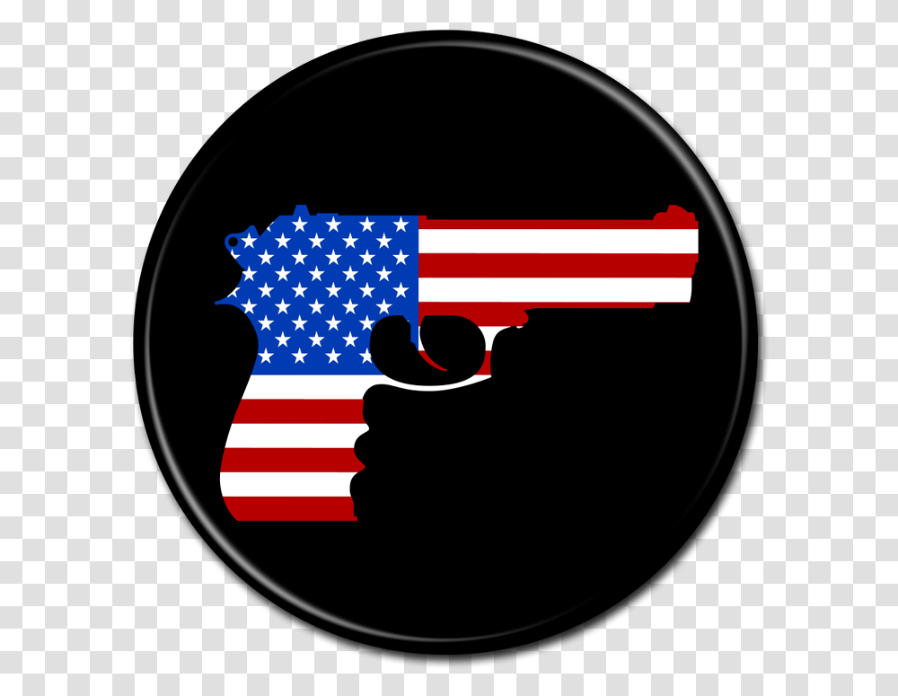 Guns Clipart American Flag What's The Nickname Of The American Flag, Label, Weapon Transparent Png
