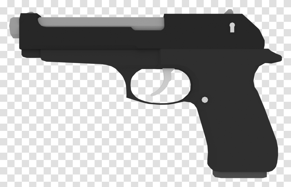 Guns Clipart Fps Low Poly Gun, Weapon, Weaponry, Handgun Transparent Png