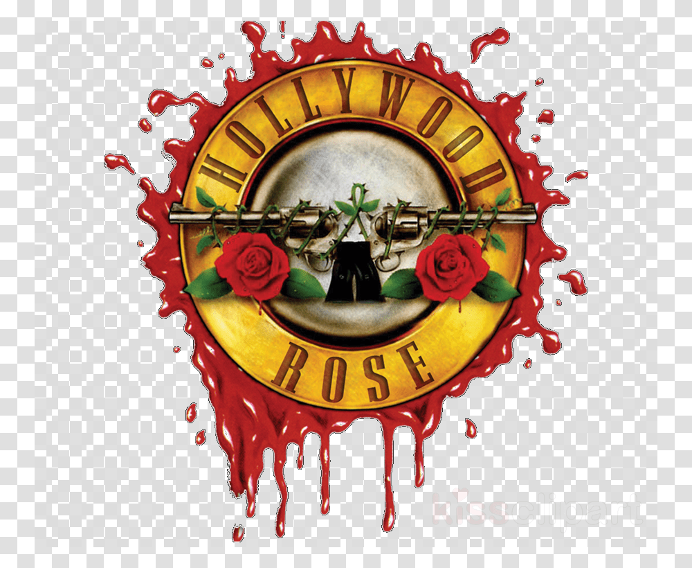 Guns N Roses Rose, Logo, Poster, Advertisement Transparent Png
