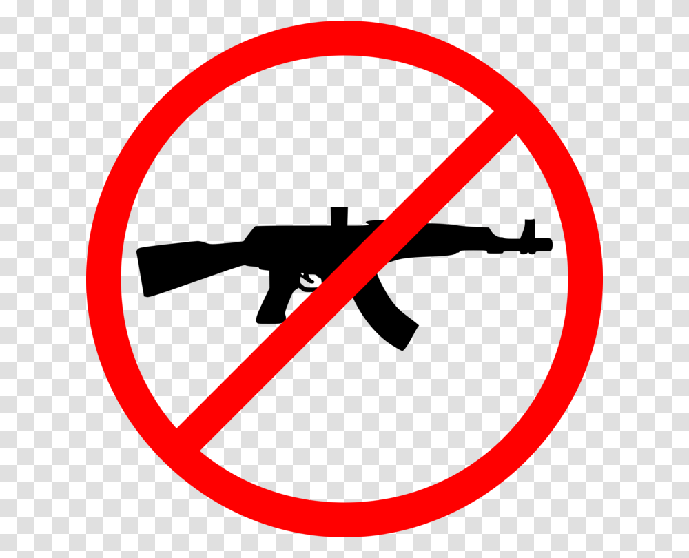 Guns No, Road Sign Transparent Png