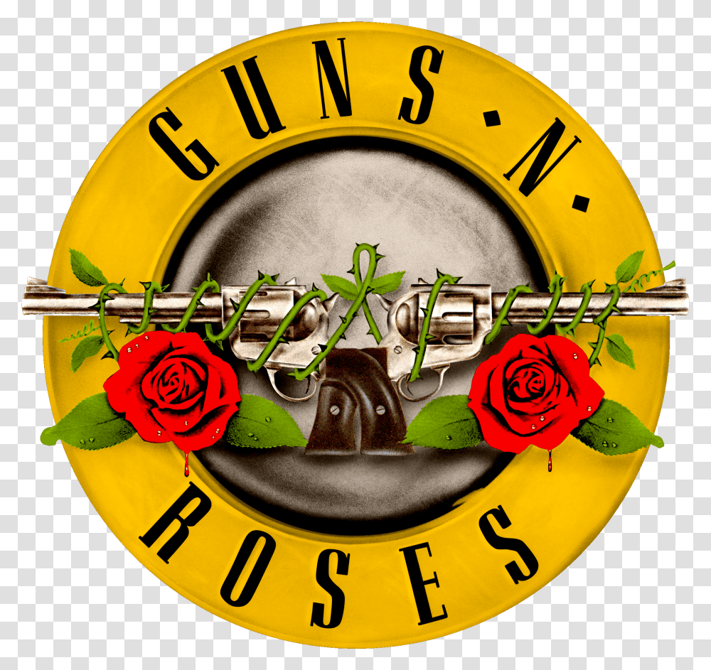 Guns N' Roses Logo The Most Famous Brands And Company Guns N Roses Logo, Helmet, Clock, Analog Clock, Symbol Transparent Png