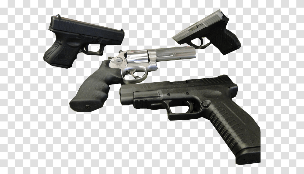 Guns, Weapon, Weaponry, Handgun Transparent Png