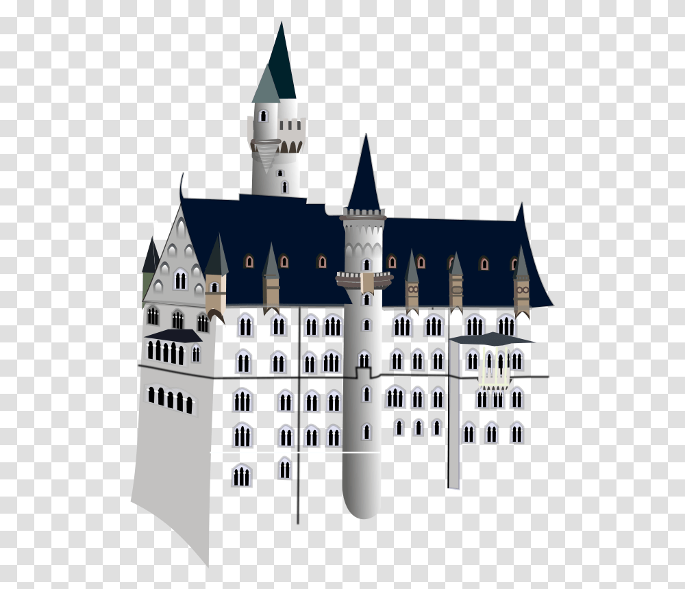 Gurica Neuschwanstein Castle, Architecture, Building, Spire, Tower Transparent Png