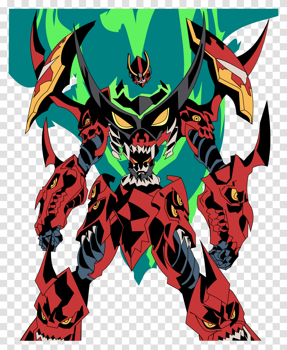 Gurren Lagann, Statue, Sculpture Transparent Png