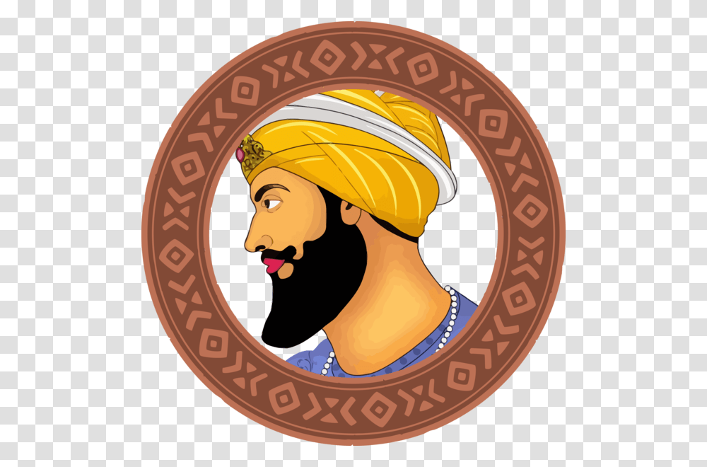 Guru Gobind Singh Jayanti Label Oval For Facial Hair, Face, Logo Transparent Png