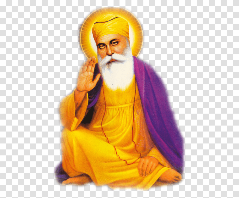 Guru Nanak Devi Ji Image Guru Nanak Dev Ji, Person, Human, Worship Transparent Png
