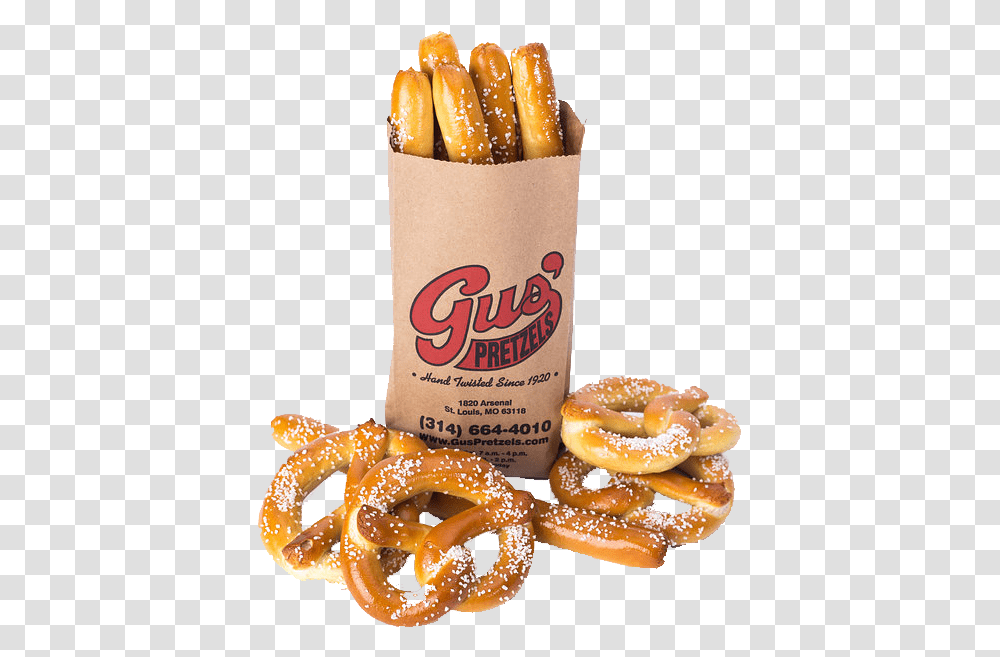 Guspretzel, Bread, Food, Cracker, Snack Transparent Png