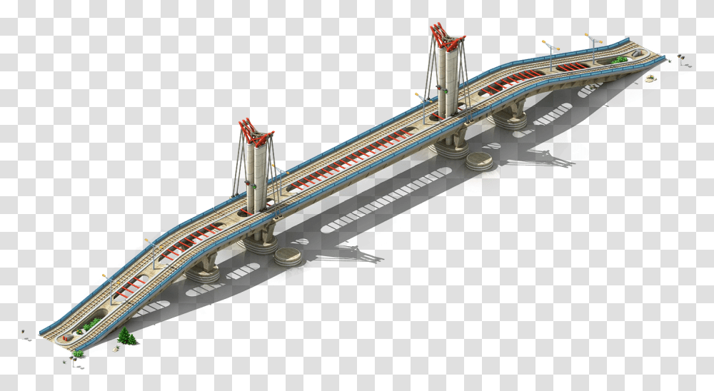 Gustave Flaubert Bridge Scale Model, Railway, Transportation, Gun, Metropolis Transparent Png