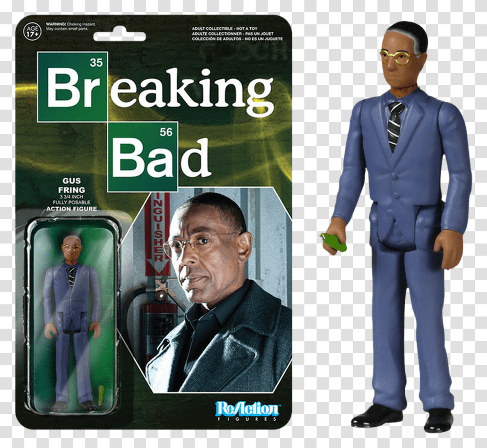 Gustavo Fring Reaction Figure, Person, Poster, Advertisement Transparent Png
