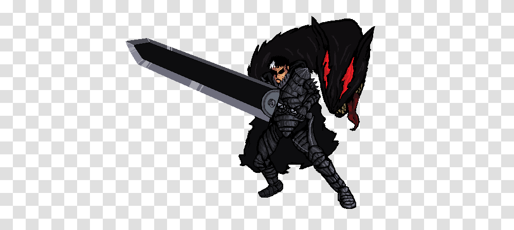 Guts, Ninja, Person, Human, Duel Transparent Png