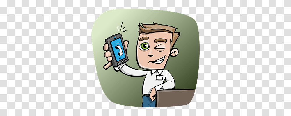 Guy Technology, Phone, Electronics, Mobile Phone Transparent Png