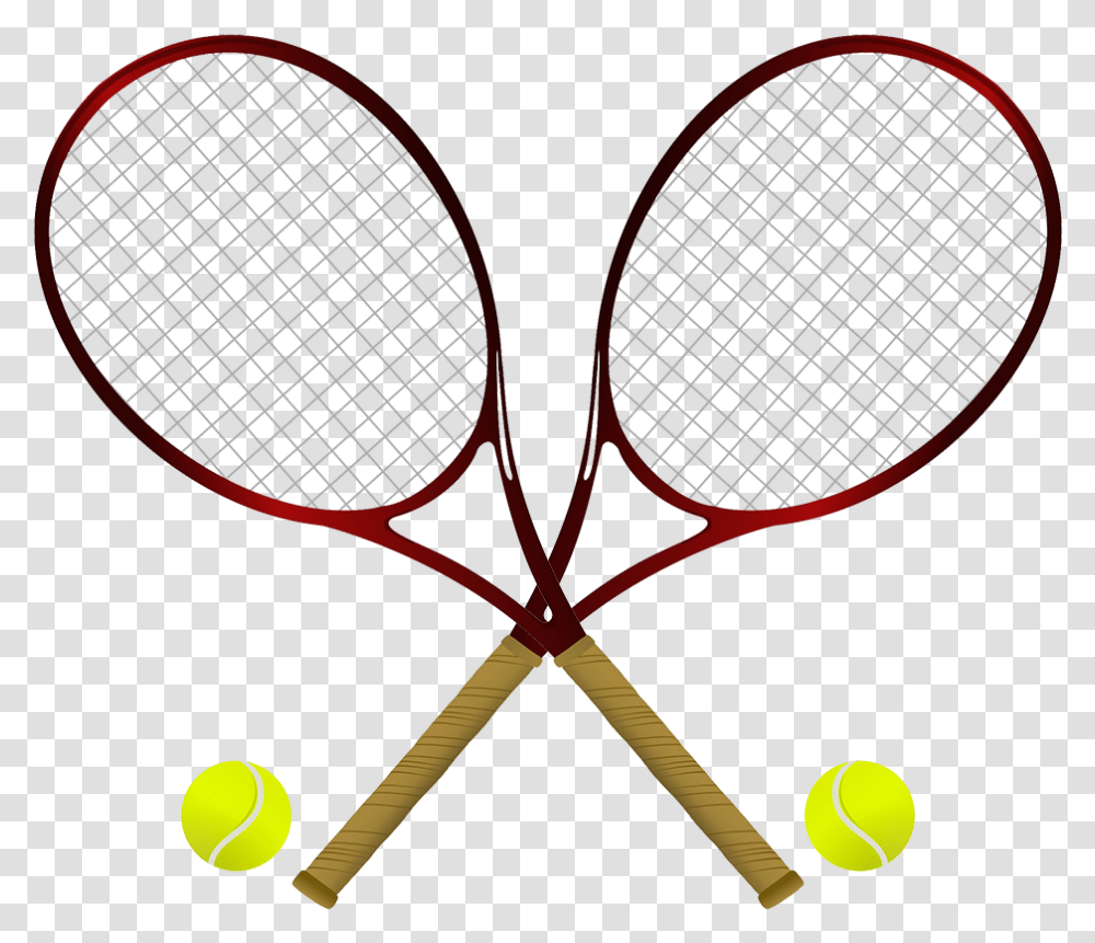Guy Clipart Tennis Tennis Rackets And Ball Clipart Background, Tennis Ball, Sport, Sports, Badminton Transparent Png