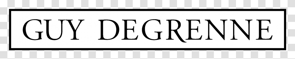 Guy Degrenne Logo Black And White, Label, Word Transparent Png