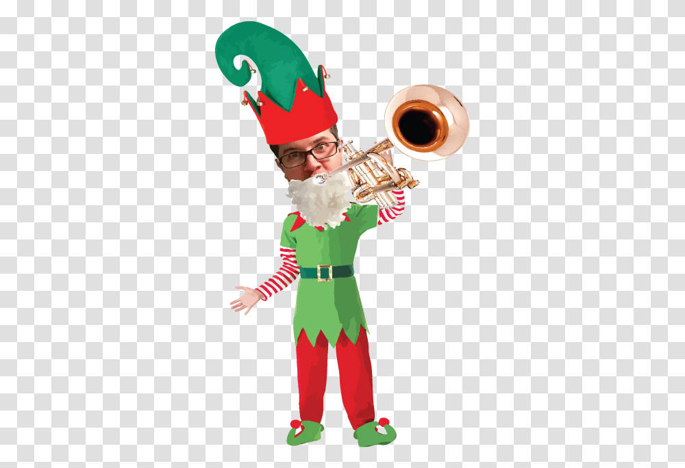 Guy Elf Elf Hats, Person, Human, Horn, Brass Section Transparent Png