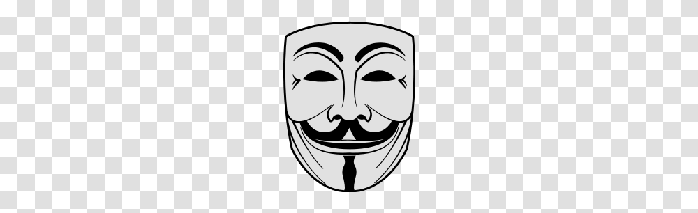 Guy Fawkes Mask, Stencil, Poster, Advertisement Transparent Png