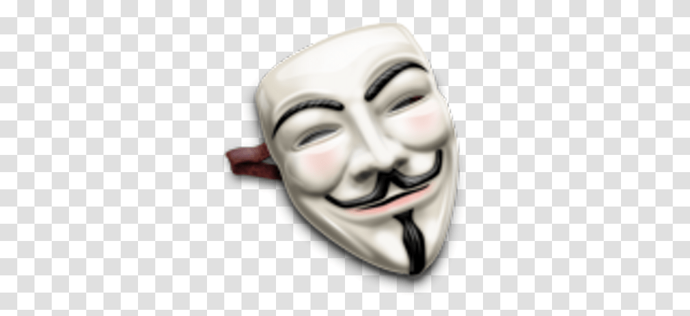 Guy Fawkes Occupy Wall Street Mask, Helmet, Clothing, Apparel, Person Transparent Png