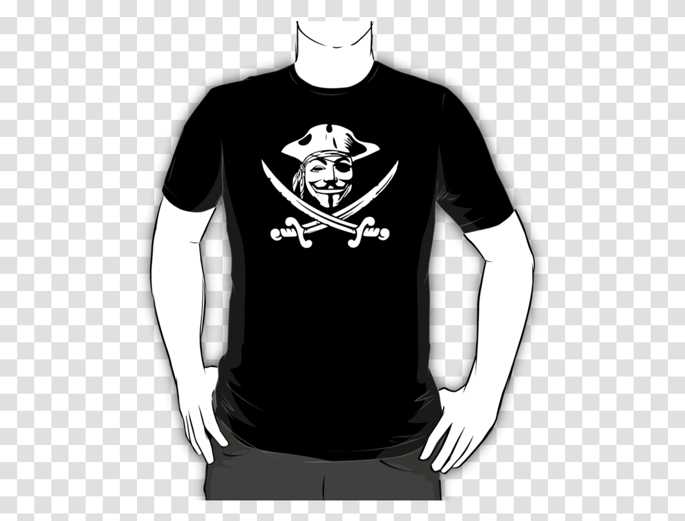Guy Fawkes T Shirt Angular 4 T Shirt, Apparel, Sleeve, T-Shirt Transparent Png