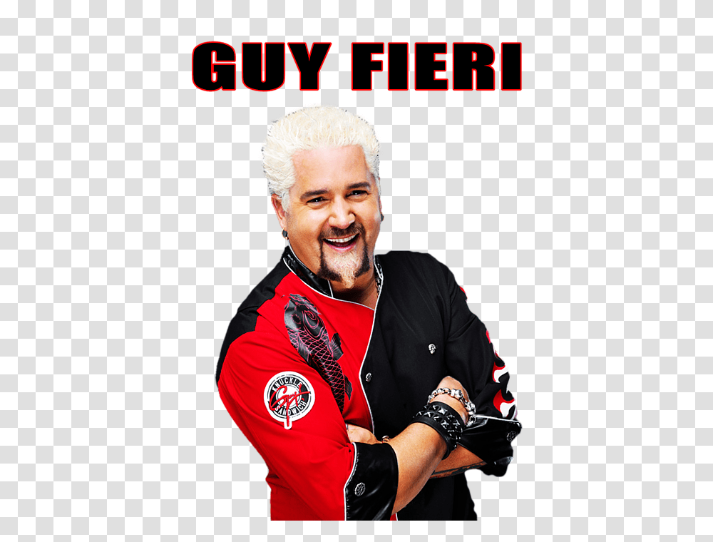 Guy Fieri Greeting Card For Sale, Person, Sleeve, Crowd Transparent Png