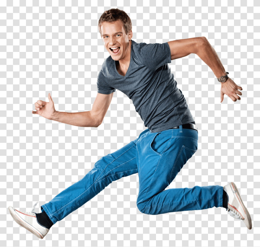 Guy Jumping 6 Image Saltando, Dance Pose, Leisure Activities, Person, Pants Transparent Png