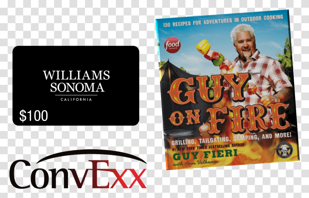 Guy On Fire 130 Recipes For Adventures In Outdoor, Person, Advertisement, Poster, Flyer Transparent Png